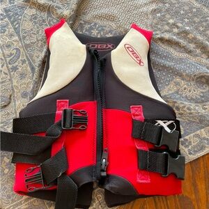 DBX Kids Red and Black Life Vest